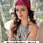 Roshni Chopra Instagram – New series 🤩 save & try this super easy boho summer hairstyle its calling you 🦋✨

 #bohohair #scarfstyle #summerhair #hairstyles #rostyle #robeauty