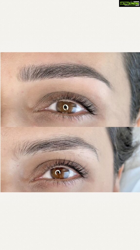 Roshni Chopra Instagram - GAMECHANGER 🤌🏽❤️ #Brow #microblading update ! After months of contemplating whether to do it or not - I finally took the plunge with the one and only @browsbysuman ❤️ What is it - a semi permanent tattoo technique to shape and pigment brows How long does it last - upto 1.5 years after one sitting + a touch up sitting Does it hurt? - no they use a numbing cream for the area What’s the aftercare - it takes about 14 days to heal - the brows look quite dark in this time but settle and look super natural afterwards How much does it cost - depends from artist to artist please Dm Suman to check her rates Does the pigment fade - yes over time Would you recommend? - for me personally it’s been amazing , I really love the way my brows look we went for a very natural look and I’m really happy with the results . Any other questions? Leave em@in the comments 👇 #robeauty #robeautywednesday #spmu #microbladingeyebrows #browsbysuman