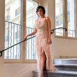 Roshni Chopra Instagram – Look Ma – I’m living the dream ✨
In @simacouture_paris 
And 👠@enricocuini 
for the world premiere of AGRA ❤️

@festivaldecannes #cannes Hotel Martinez