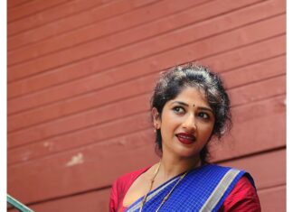 Roshni Prakash Instagram - Sanskari naari in saari 🙏