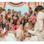 Roshni Prakash Instagram - 16•7•2021 💞 Harini 💍Sachin Then, Now & Forever. ✨ P.C: @beyond_eyes_official 🤗 MUA: @anushalimakeup ❤️