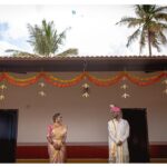 Roshni Prakash Instagram - 16•7•2021 💞 Harini 💍Sachin Then, Now & Forever. ✨ P.C: @beyond_eyes_official 🤗 MUA: @anushalimakeup ❤️