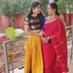 Roshni Prakash Instagram - Yesterday was a day to remember. Got to see dad in Panche and Shailya for the very first time that I can think of and I was completely in awe everytime I saw him. At the same time got to dress up mom and helped her in keeping the house ready for Pooja. Everytime I saw them holding hands or do Pooja, my heart just melted! It felt like I am a grown-up, getting happy just looking at them. Thanking the universe for letting me have these precious people around me. ❤️ P.S : @prajwalbharath missed you the entire time Anna. 🤗 Mysore, Karnataka