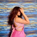 Roshni Walia Instagram - Desi barbie in the house 🥹💓 . . Outfit by - @the_adhya_designer . . . #pink #saree #desi #barbie #pinksaree #insta #roshniwalia #cute 🔚 India