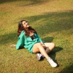 Roshni Walia Instagram - All my feels ☀️ . . . Photography- @ziaulhaque Styled by - @_heena1396 . . . #fashion #sunlight #postive #feels #photooftheday #instagram #nike #sneakers #jordan #roshniwalia #green #explore #foryou ☀️🔚 India