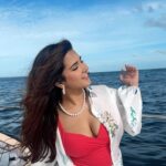 Roshni Walia Instagram - Spent the best birthday day of @sweetywalia11 Thankyou @phuketyachthire for making my vision come true . Outfit - @a.la.modebyakanksha . . #party #lifestyle #birthday #phuket #travel #thailand #pattaya #beauty #ocean #yachting #yacht #yachtlife 💕 #roshniwalia 🔚