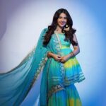 Roshni Walia Instagram - Tera Manana Mera Rooth Jaana Re ✨💙 . . . . #styled by - @roshni0819 #suit - @everbloomindia #hair - @hnmbysnehal #photographer - @ronakza143 #location - @madstudioofficial . . . . #saiyandilmeinaanare #indian #traditional #suit #colour #love #roshniwalia #ootd #potd ✨🔚 India