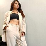 Ruhi Chaturvedi Instagram - Dreams Do Come True.... Never Ever, ever,,,, eveerrrrrr Give Up On Them 💥 . . . Outfit @iamkenferns 💕 Hair @style_with_shreya . . . #khatrokekhiladi #manifestationmagic #thankyougod🙏