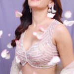 Rukshar Dhillon Instagram - Jhoom🌸 Styled by- @stylebymish Captured by- @advait_vaidya Wearing- @frontierraas Jewellery- @akoyajewels Bag- @theamyrastore Hair- @minisingh11_ Make up- @bridalmakeupbynidhithakkar #weddingseason #weddingdiaries