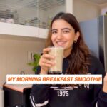 Rukshar Dhillon Instagram - All that you need to start your morning in my favorite vegan, gluten and sugar free smoothie. Do give this a shot! You guys will love it!♥️ #RukCanCook #breakfast #foodlove