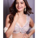 Rukshar Dhillon Instagram - Just a sparkly happy unicorn🦄🌸 Styled by- @stylebymish Captured by- @advait_vaidya Wearing- @frontierraas Jewellery- @akoyajewels Hair- @minisingh11_ Make up- @bridalmakeupbynidhithakkar