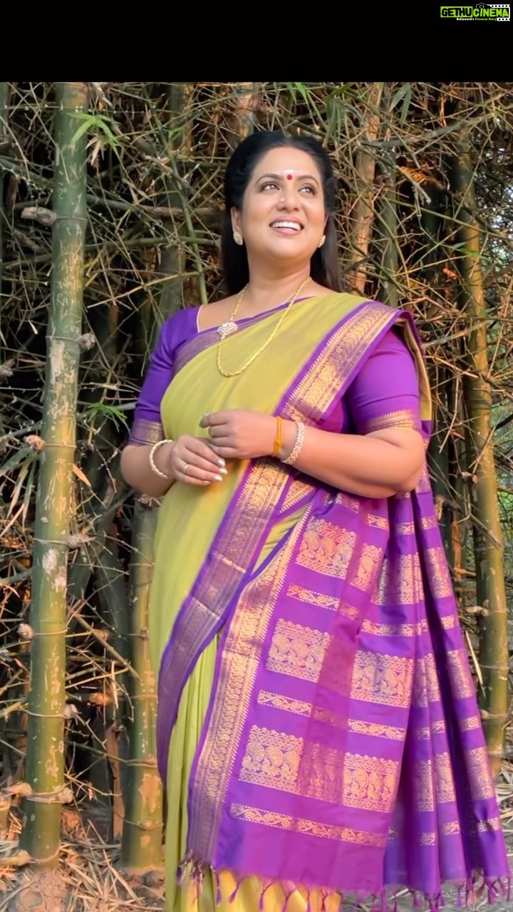 Rupa Sri Instagram - 💜Bharathi Kannama 2 saree sponsor: @ashas_womens_collection . . #bk2