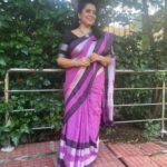 Rupa Sri Instagram - Having the dream is easy, making it come true is hard💫💜 Saree collection from @ashas_womens_collection