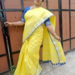 Rupa Sri Instagram - Love ❤ this yellow linen saree... Tq Check there page for more collection @ashas_womens_collection