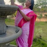 Rupa Sri Instagram - Hi Good Morning BK-2 @vijaytelevision Saree: @ashas_womens_collection . . #bharathikannamma