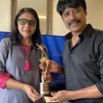 S. J. Surya Instagram - 🥰🙏 @siimawards #vishinduri @brindaprasad @sridevisreedhar ⁩ for this honour BEST ACTOR in a -ve role thx to my dir ⁦#vp_offl ⁩ for giving this amazing #dhanushkodi & to my producer @sureshkamatchi ⁩ & my nanban ⁦ @silambarasantrofficial & Team