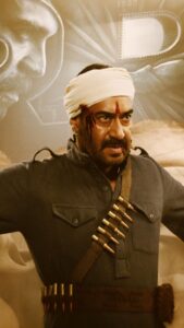 S. S. Rajamouli Instagram - LOAD... AIM... SHOOT... 

He derives strength from empowering his people!

Presenting @AjayDevgn from #RRRMovie.