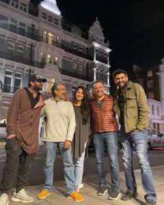 S. S. Rajamouli Instagram - The #RoyalReunion for all of us in London!! Excited for tomorrow’s unique rendition of #Baahubali background score at the @RoyalAlbertHall..:)