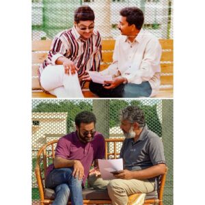 S. S. Rajamouli Instagram - 18 years!! #StudentNo1 released today. Coincidentally we are in RFC..
So much has changed... He's grown leaner, me older and both wiser..