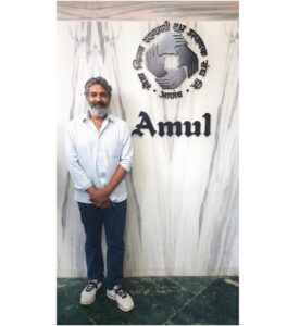 S. S. Rajamouli Instagram - The father of white revolution. The Man who reshaped #India from a milk deficient nation to the world leader in milk production. He who transformed the lives of millions of people.I consider Dr. Verghese Kurien a God and today I made my pilgrimage to his temple, #Amul.