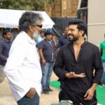 S. S. Rajamouli Instagram - Wishing my #RamaRaju, #RamCharan, a great Birthday..:) #RRR