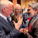 S. S. Rajamouli Instagram - The great James Cameron watched RRR.. He liked it so much that he recommended to his wife Suzy and watched it again with her.🙏🏻🙏🏻 Sir I still cannot believe you spent a whole 10 minutes with us analyzing our movie. As you said I AM ON TOP OF THE WORLD... Thank you both 🥰🥰🤗🤗