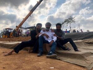 S. S. Rajamouli Instagram - #RRR starts rolling today... #RRRShootBegins