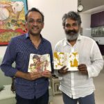 S. S. Rajamouli Instagram - ‪Excited to be holding another extension to @baahubaliMovie franchise #baahubalimanga... We continue to be overwhelmed by the love shown to our film by fans in #Japan. Hope they will appreciate the Manga too..:) ‬