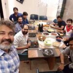 S. S. Rajamouli Instagram - With Vamshi and Sukku's initiative, met at Vamshi's place. Had a great gala time. Can never forget Shiva's and Harish's stories and oneliners. All of us were laughing till 4 in the morning.