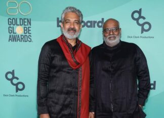 S. S. Rajamouli Instagram - SPEECHLESS🙏🏻 Music truly knows no boundaries. Congratulations & thank you PEDDANNA for giving me #NaatuNaatu. This one is special.:) I thank each & every fan across the globe for shaking their leg & making it popular ever since the release🤗#GoldenGlobes  @goldenglobes @rrrmovie #RRR