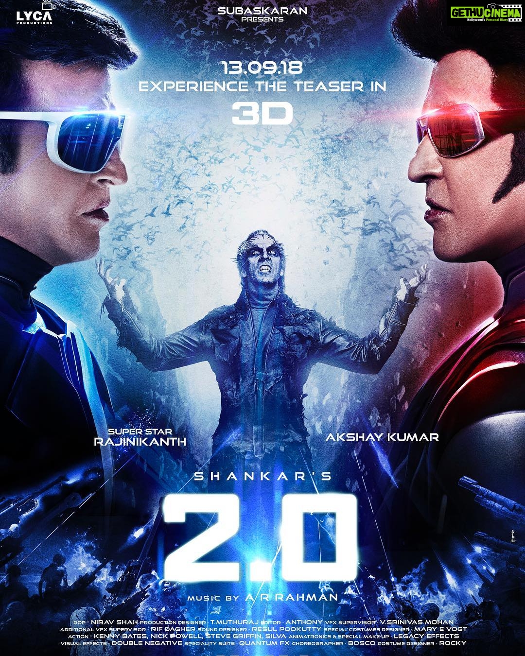S. Shankar - 17.5K Likes - #2point0