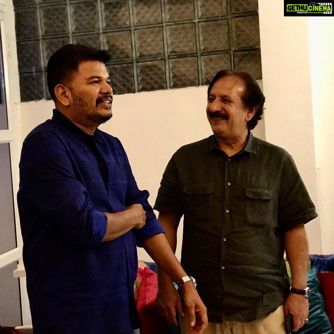 S. Shankar - 21K Likes - With one of my favorite directors Majidi majidi.... a moment captured by my dear friend AR.Rahman.