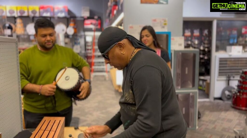 S. Thaman Instagram - Don’t miss this a Small journey into the #Bahamas with our music @asivamanidrums_official & #Subhashree 😊 @guitarcenter #usa🇺🇸 #Music #washingtondc 🎧