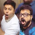 S. Thaman Instagram - Seamen leaving from Hyderabad to Chennai 🕺 #friends #life #goofy #seashanty