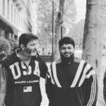 S. Thaman Instagram - ON our New Journey To Make Some New Records #trivikram Sir ✊ @urstrulymahesh gaaru ❤️ @haarikahassine #SSMB28 🎸🎛