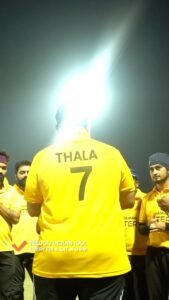 S. Thaman Instagram - Any day for our #thala @mahi7781 ❤️ #KrackBgm #Krack 🧨💥

Thanks team @ahavideoin 😎⚡️