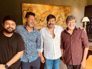 S. Thaman Instagram - Yayyyy !! ❤️

THIS IS NEWS 🎬🧨💞 @prabhudevaofficial Will Be Choreographing An Atom Bombing Swinging Song For Our Boss @chiranjeevikonidela and @beingsalmankhan Gaaru What A High Seriously @directormohanraja Our Mighty 

#GodfatherMusic #Godfather 

This is GONNA LIT 🔥 THE Screens For Sure 😍