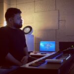 S. Thaman Instagram - #sarkaruvaaripaata Will bomb Ur Ears 💣 !! Let’s Get #Synthefied 🤟🏽