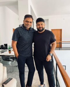 S. Thaman Instagram - This film with dear 🎞❤️ @directorvamshi  #thalapathy66 🙌🏿🏆💃🤟🏽 Compositions 🚀