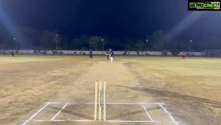 S. Thaman Instagram - Almost a good length ball Jus was a little short π₯π€π½β€οΈ Wacked it for a maximum βοΈππΏππΏππΏ #CABA #thamanHitters #Hyd #Cricket π