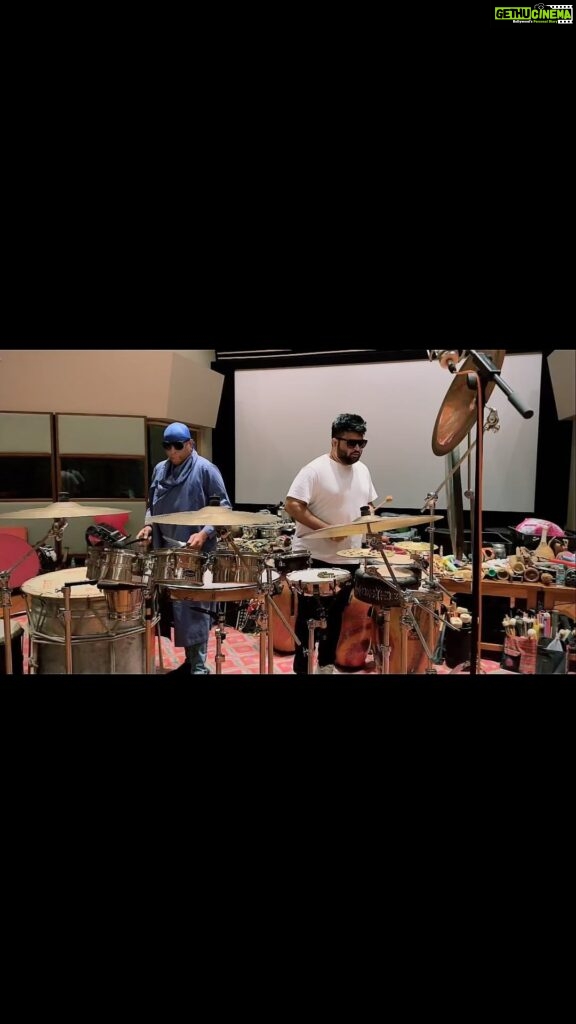 S. Thaman Instagram - Some sessions Will Be Remembered for a longer time tat utmost satisfying Output 🥁🏆 . My love to my Guru @asivamanidrums_official ⚡🫶❤ Completed Some crazy’s sessions for #SSMB28 #OG & #NBK108 🔥🔥🔥🔥🔥🔥🔥 God bless 🙌🏿🥁