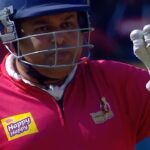 S. Thaman Instagram - Smashing boundaries like a pro! @musicthaman ‘s batting skills are on fire 🔥🏏 Here’s the CCL “A23 Moment of the Day” from the match between @punjabdesherccl and @teluguwarriors #CCL2023 #CelebrityCricketLeague #a23 #chalosaathkhelein #a23rummy #letsplaytogether #a23momentoftheday