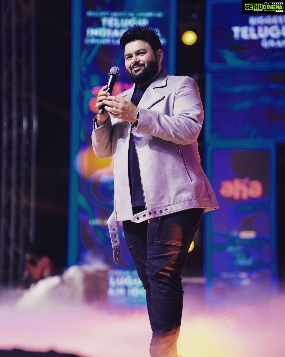 S. Thaman Instagram - Ready for #teluguindianidol2 @ahavideoin @karthikmusicexp @singergeethamadhuri 🫶❤️ @vedalahemachandra 🤷🏿♂️🥁🥁🥁🥁🥁🥁🥁
