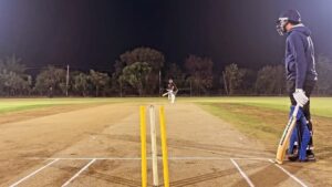 S. Thaman Instagram - Giving it backkkkkkk 💪🏼🧿❤️‍🔥 #Sixxxxxxx to Mid wicket 🧨💣 @mrrcricketgrounds #ThamanHitters ✌🏽🥁🥁🥁🥁🥁