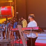 S. Thaman Instagram - The Beat of #VaaThalaivaa at Our Sound Check ❤️‍🔥 3 Am Energy Is different 💥💥💥💥💥 Tat too for Our darr #Thalapathy 🥁🥁🥁🥁🥁 #VarisuAudioLaunch 🚀🎧 #Vijay Anna #Varisu #VarisuAlbum 💃🎧