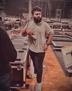 S. Thaman Instagram - At #varisuaudiolaunch ❤️‍🔥🎵🏋️‍♂️