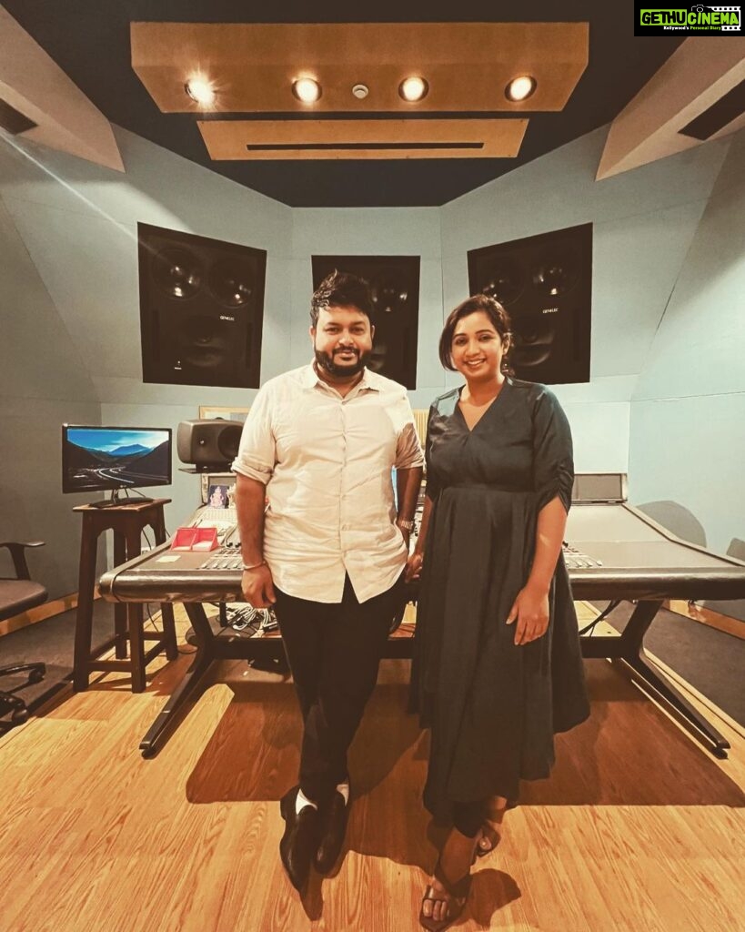 S. Thaman Instagram - We are ready with Our #GodFatherFirstSingle #Godfather 💥🔥♥️ With Our Queen @shreyaghoshal 💕 Coming sooon 💥💥💥💥
