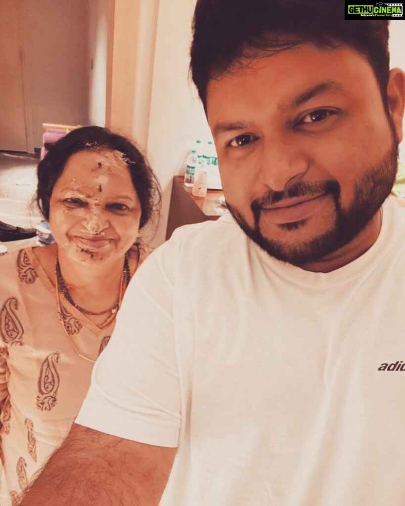 S. Thaman Instagram - Amma gaaru turns 70 today ❤️ 21 years of Her Child hood 🍭 14 years With Her dear Husband 🥹 35 long years of Sacrifice For Me My life and My Career ♥️ Will Work Very hard for U Will try to be on My Super best for U Thanks for giving Me this Life ✊ #Amma ♥️