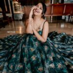 Sadhika Venugopal Instagram - 💚💚💚💚💚 👗 @nova_fashion_boutique_by_brind 📸 @aneesh_motive_pix Loc @bigbellymomo tvm SP Grand Days
