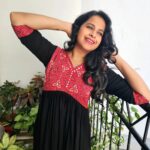 Sadhika Venugopal Instagram - Women's aliyacut kurthi,yoke full beads work sizes available from M to xxl For more collections check out @lepapillonkochi5